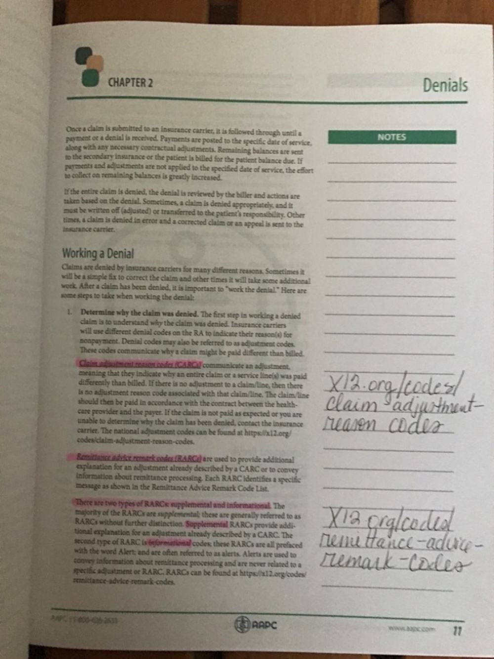 AAPC DENIAL MANAGEMENT & APPEALS REFERENCE GUIDE SECOND EDITION 2021 - Picture 5 of 5